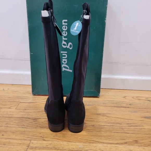 New in box! Paul Green water-repellent suede boots size 5.5 - Picture 6 of 12